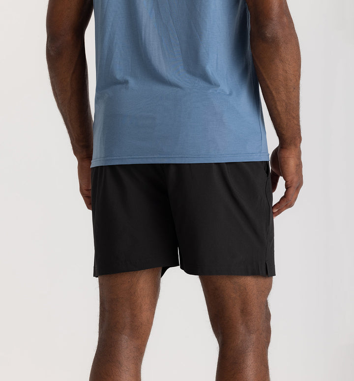 Free Fly Men's Bamboo-Lined Active Breeze Short – 5.5" - BLACK - Sun Diego Boardshop