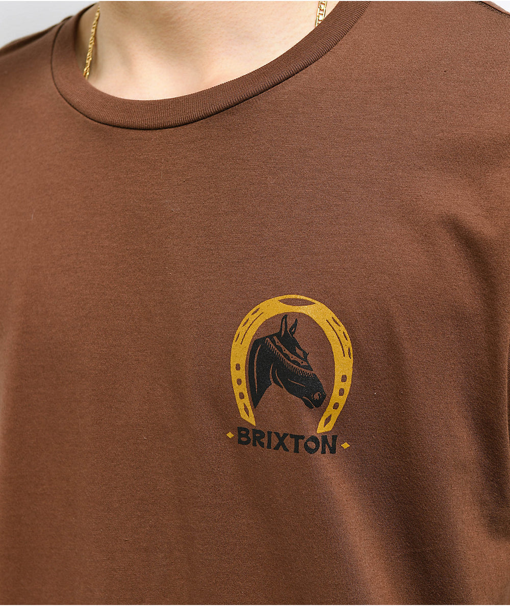 Brixton Blind T-Shirt - Pinecone Brown - Sun Diego Boardshop