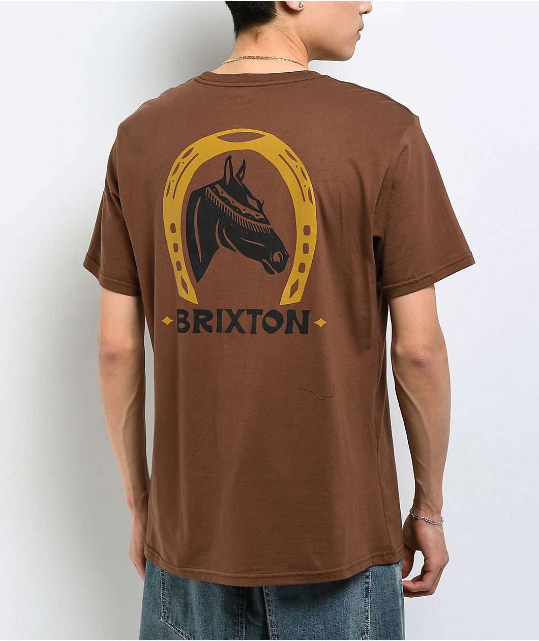 Brixton Blind T-Shirt - Pinecone Brown - Sun Diego Boardshop