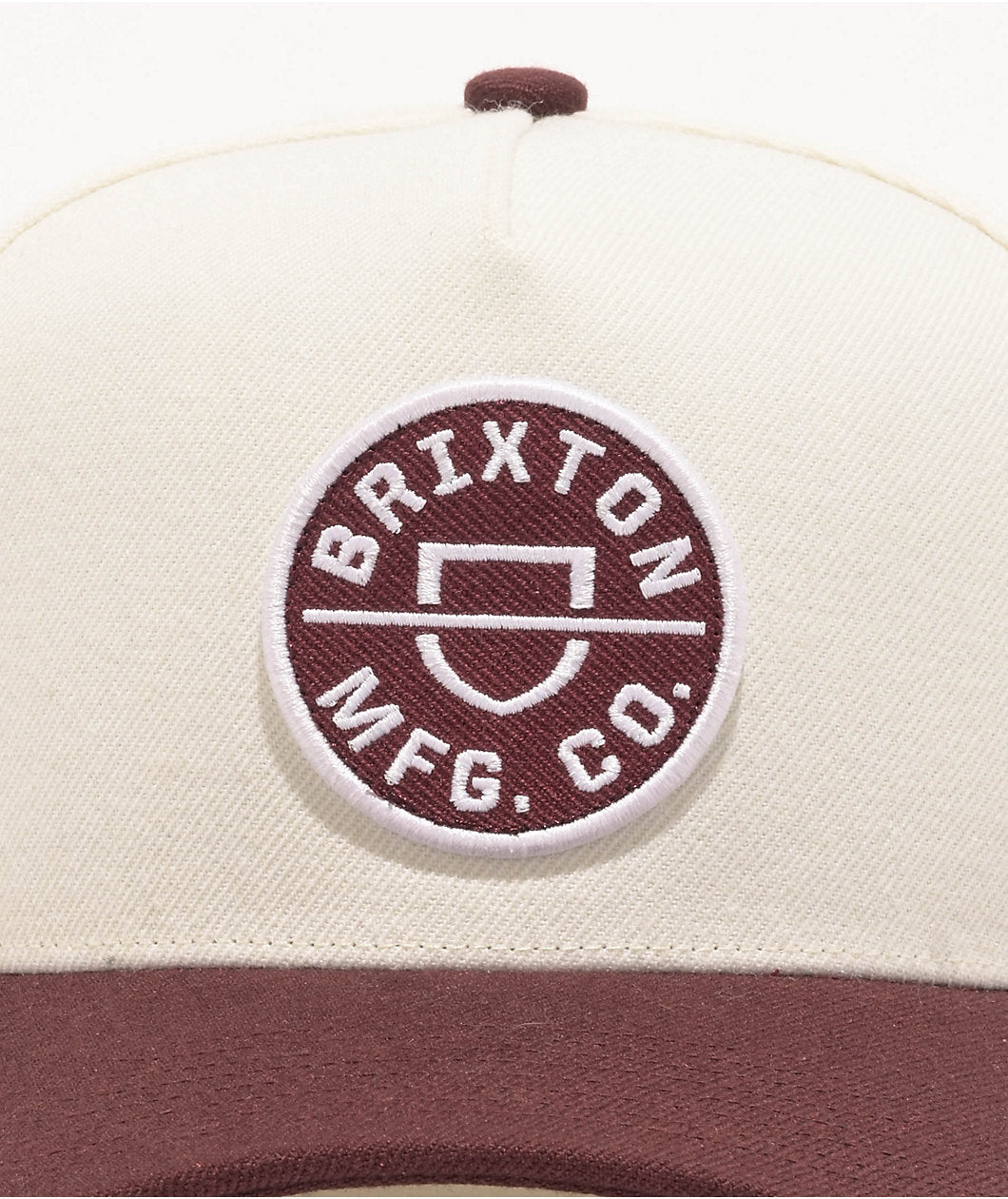 Brixton Crest Netplus Snapback - Port/Off White