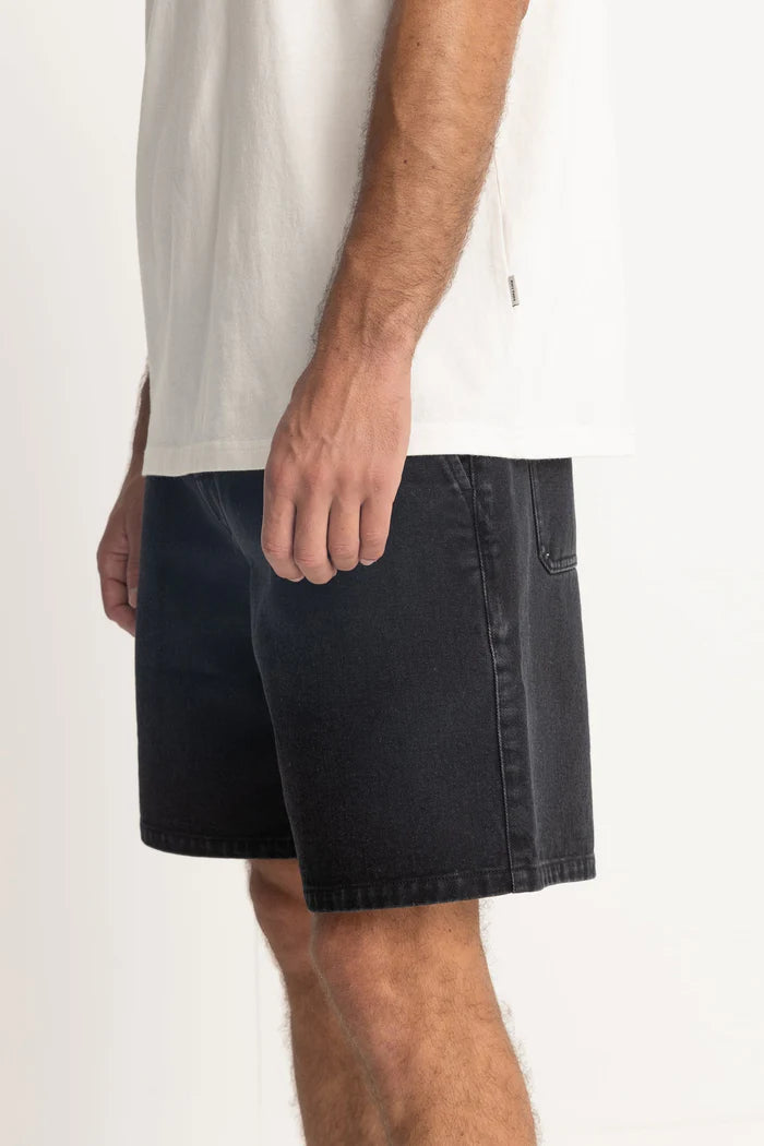 Rhythm Essential Short - WORN BLACK - Sun Diego Boardshop