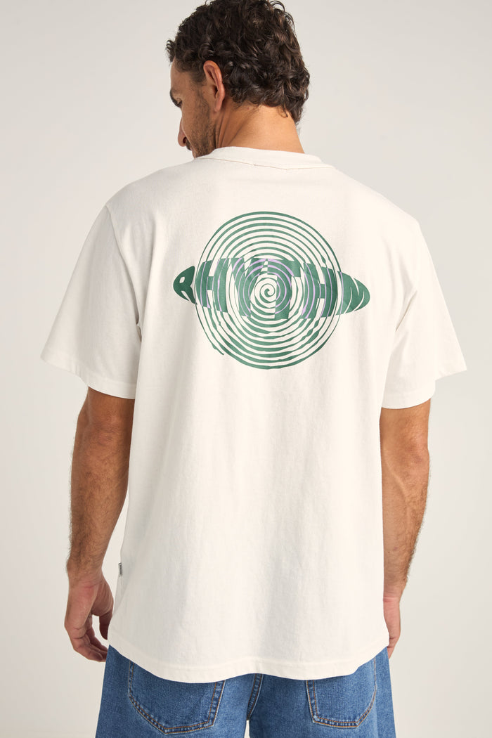 Rhythm Sound Printed Vintage T-Shirt - WHITE - Sun Diego Boardshop