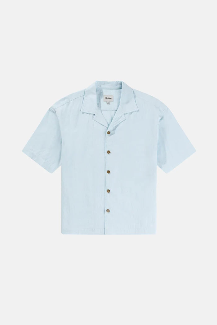 Rhythm Relaxed Texture SS Shirt - Blue - Sun Diego Boardshop