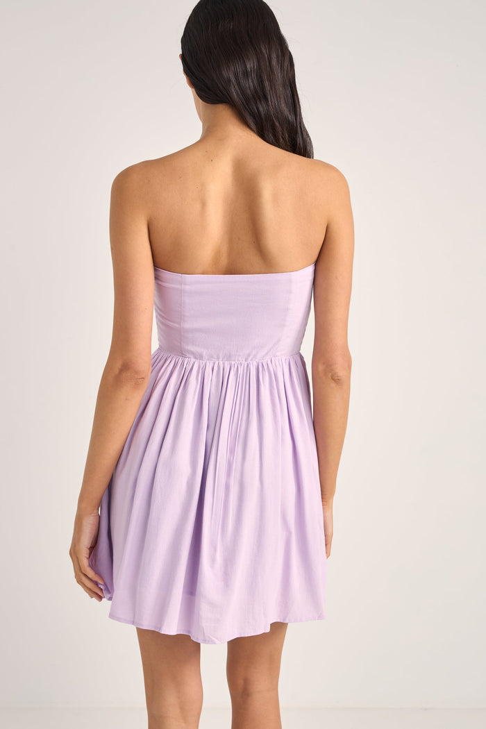 Rhythm Haven Halter Mini Dress - Lilac - Sun Diego Boardshop