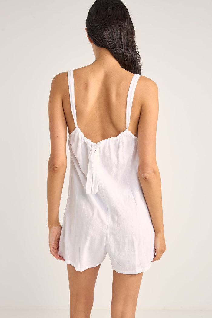 Rhythm Jayda Playsuit - White - Sun Diego Boardshop