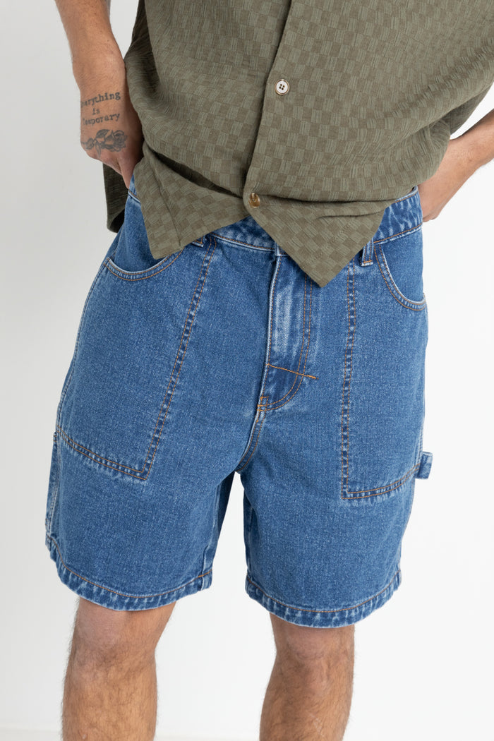 Rhythm Slacker Denim Short - INDIGO - Sun Diego Boardshop