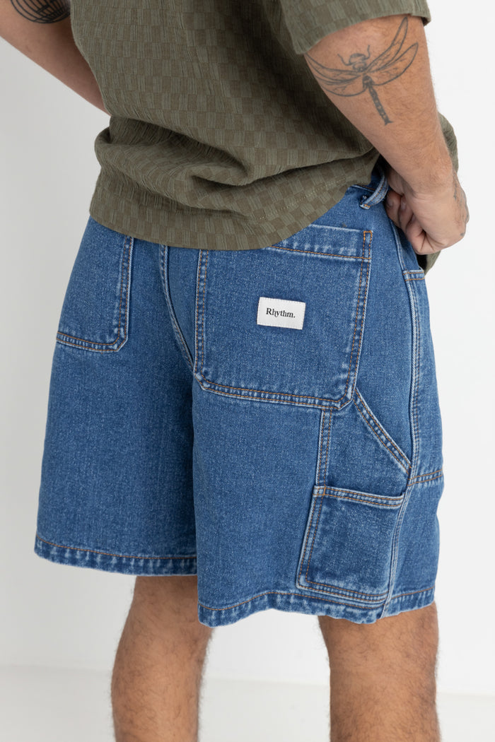 Rhythm Slacker Denim Short - INDIGO - Sun Diego Boardshop