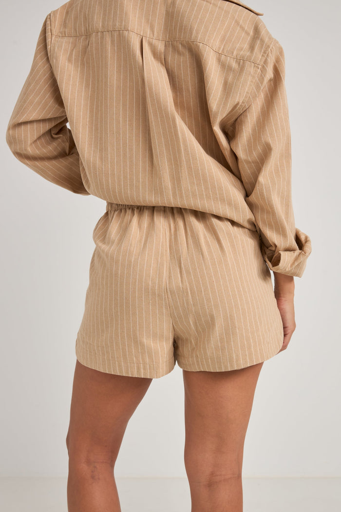 Rhythm Byron Striped Short - NATURAL - Sun Diego Boardshop