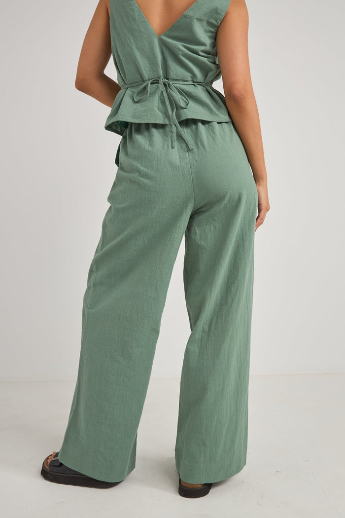 Rhythm Aruba Drawstring Pant - TEAL - Sun Diego Boardshop