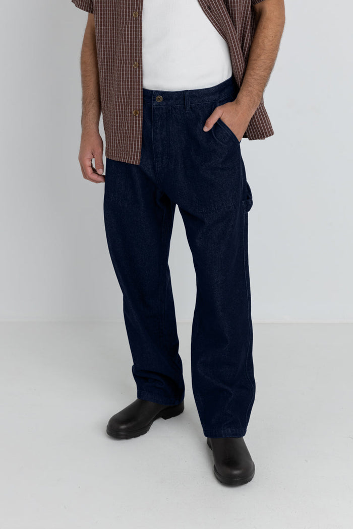 Rhythm Carpenter Pant - DEEP BLUE - Sun Diego Boardshop