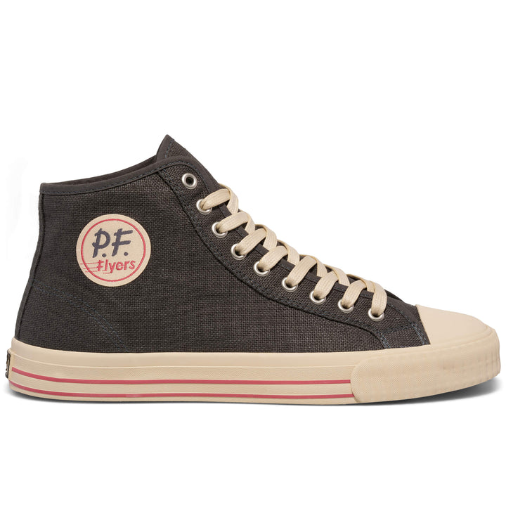 PF Flyers Men's Center Vintage High-Top - Black/Biscotti - Sun Diego Boardshop