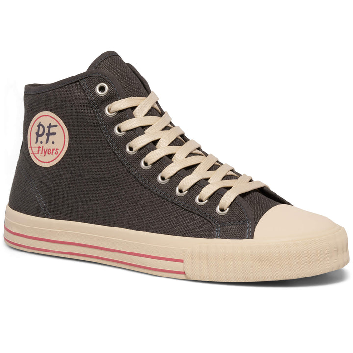 PF Flyers Men's Center Vintage High-Top - Black/Biscotti - Sun Diego Boardshop
