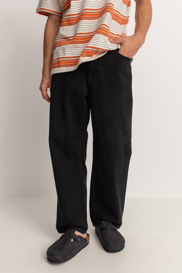 Rhythm Essential Jean - Worn Black