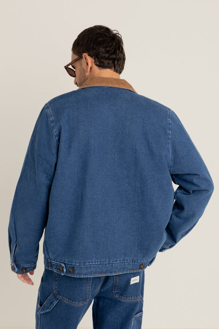 Rhythm Washed Denim James Jacket - BLUE WASH - Sun Diego Boardshop