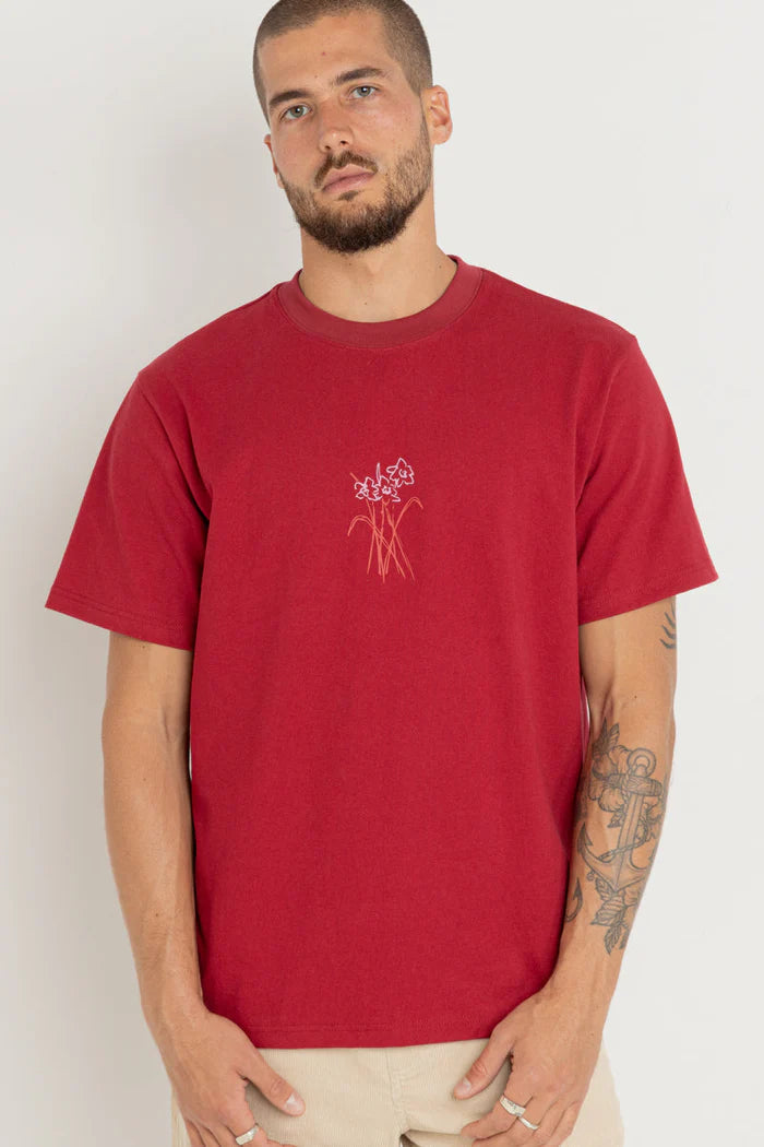 Rhythm Bouquet Vintage Ss T-Shirt - MERLOT - Sun Diego Boardshop