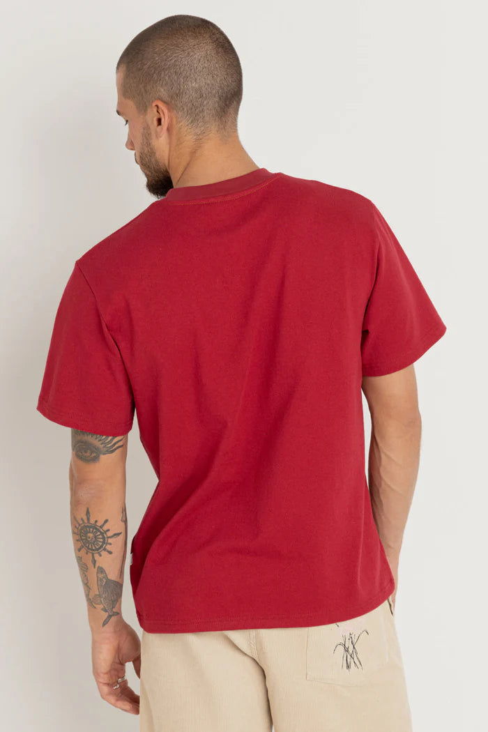 Rhythm Bouquet Vintage Ss T-Shirt - MERLOT - Sun Diego Boardshop