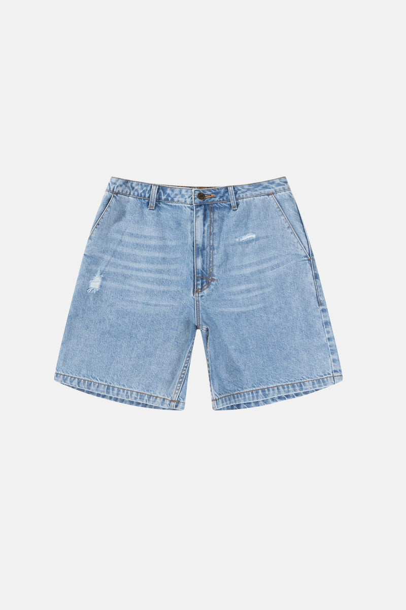 Rhythm Subtle Distress Denim Shorts - BLUE - Sun Diego Boardshop