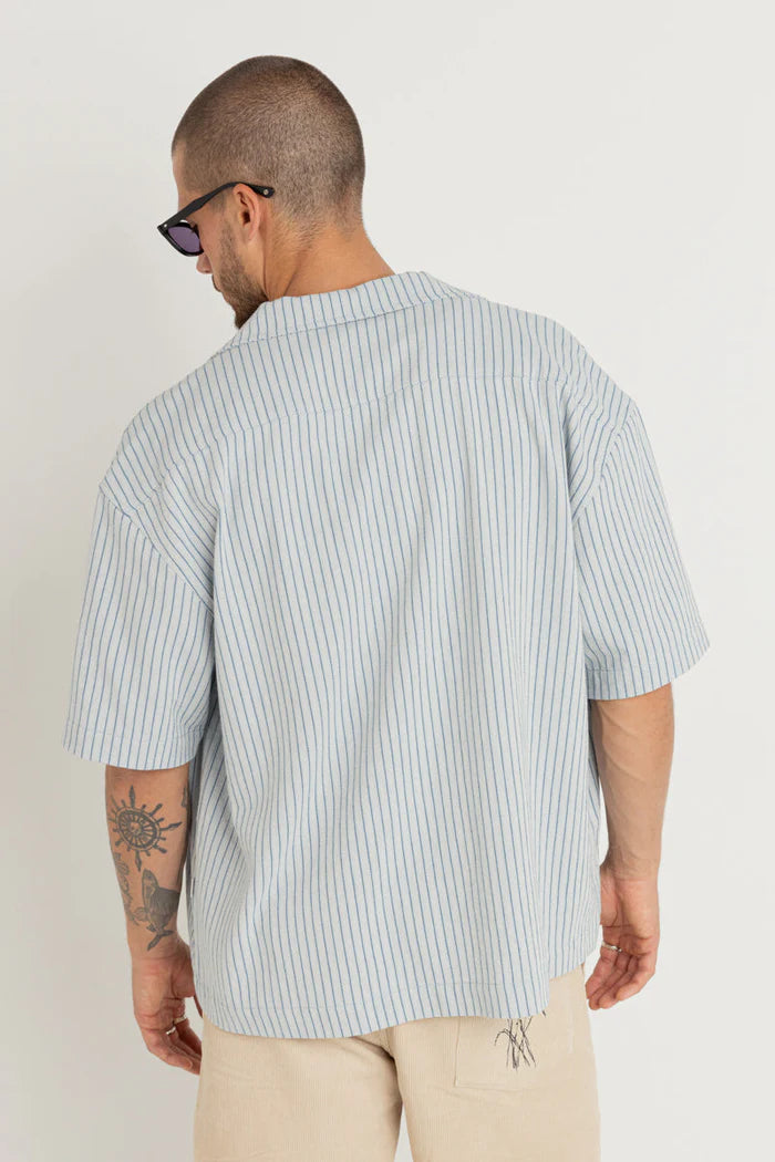 Rhythm Bouquet Ss Shirt - BLUE - Sun Diego Boardshop