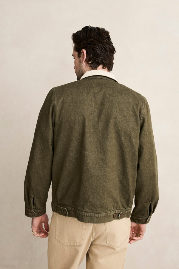 Rhythm Two Tone Jacket - Forest