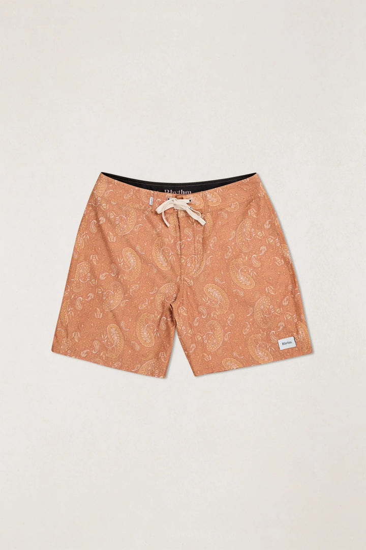 Rhythm Men's Tally Paisley Trunk - Tobacco - Sun Diego Boardshop
