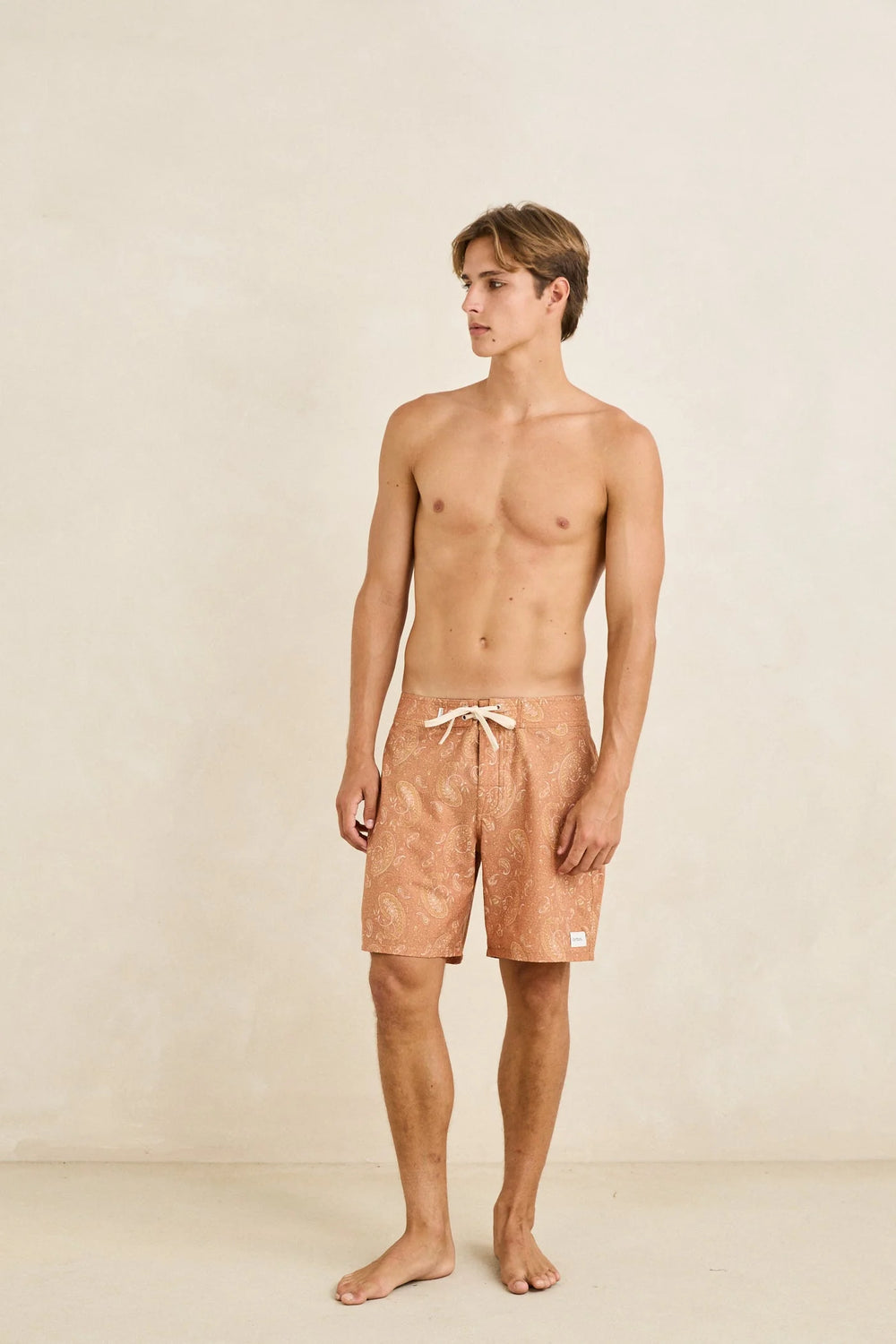 Rhythm Men's Tally Paisley Trunk - Tobacco - Sun Diego Boardshop