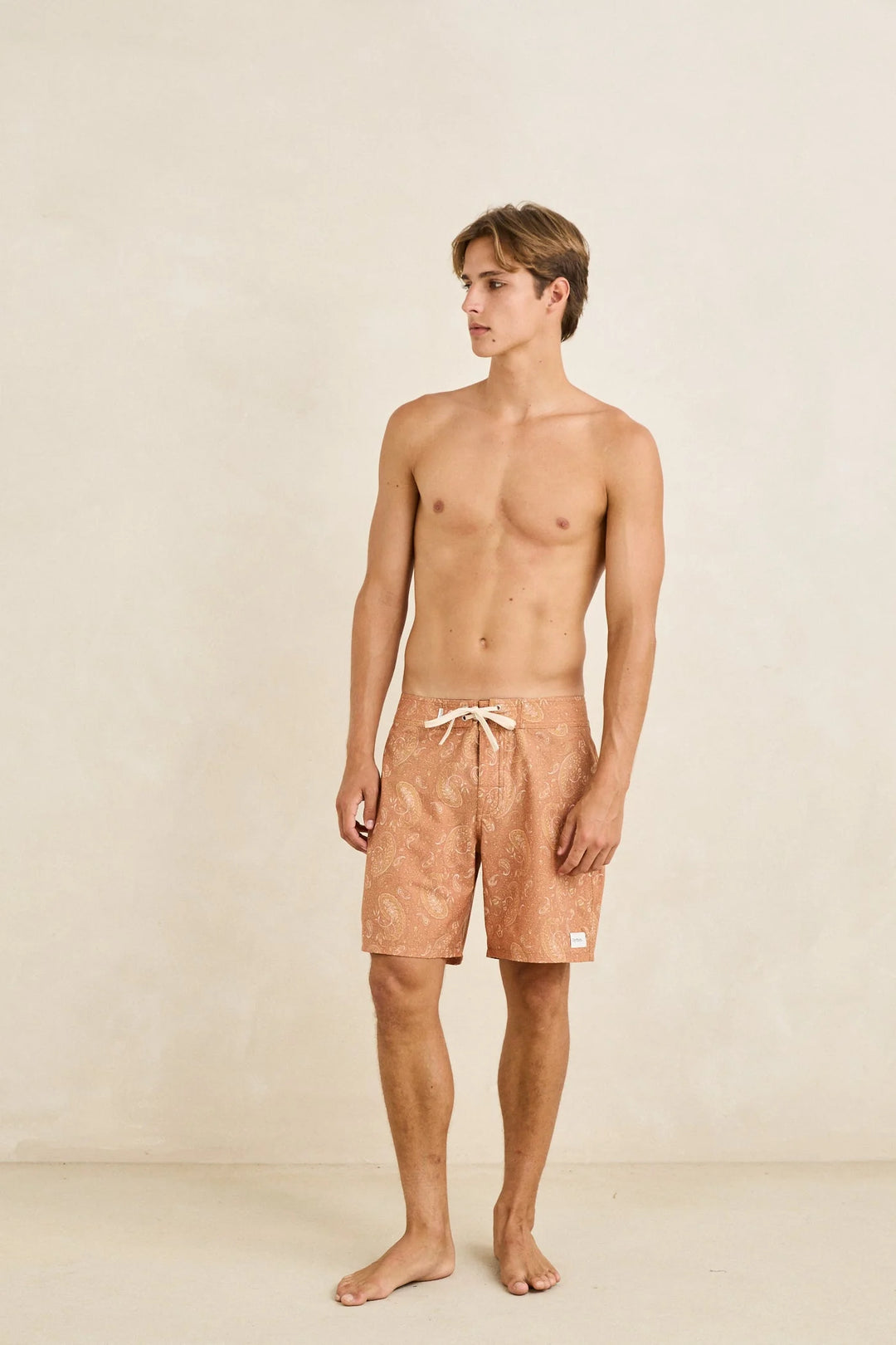 Rhythm Men's Tally Paisley Trunk - Tobacco - Sun Diego Boardshop