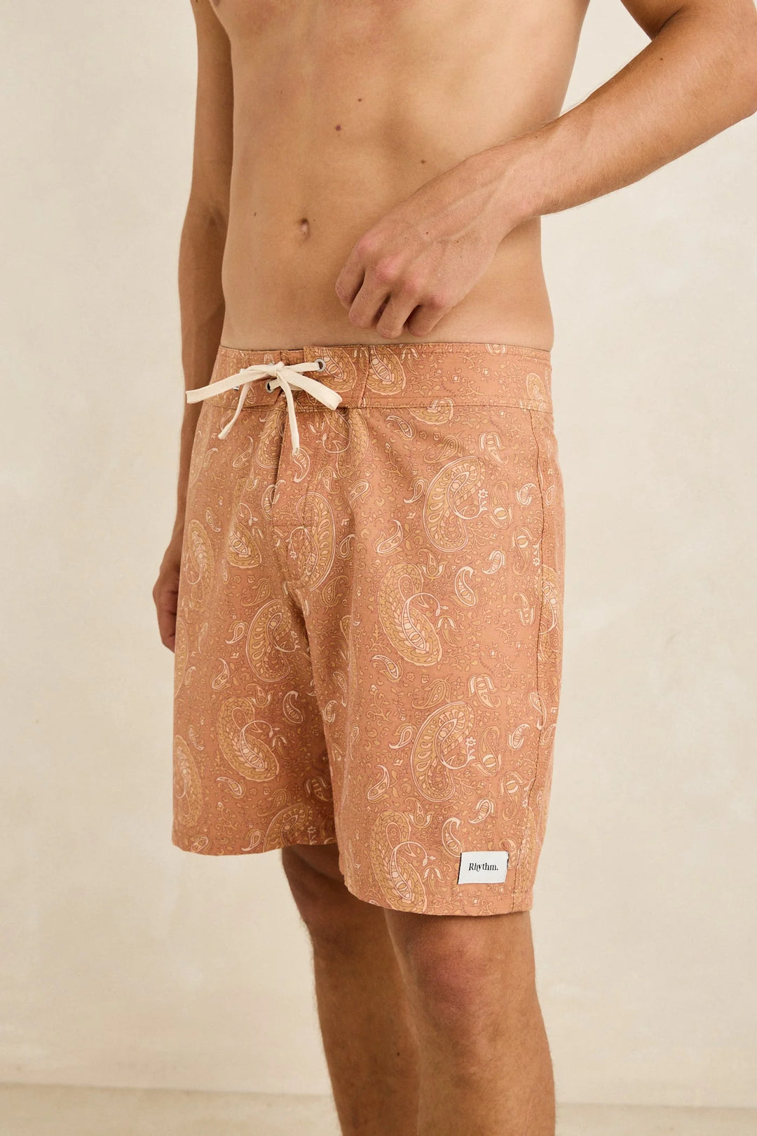 Rhythm Men's Tally Paisley Trunk - Tobacco - Sun Diego Boardshop