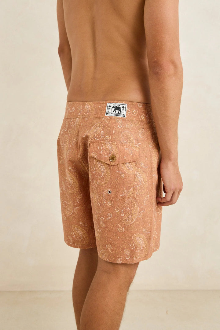Rhythm Men's Tally Paisley Trunk - Tobacco - Sun Diego Boardshop