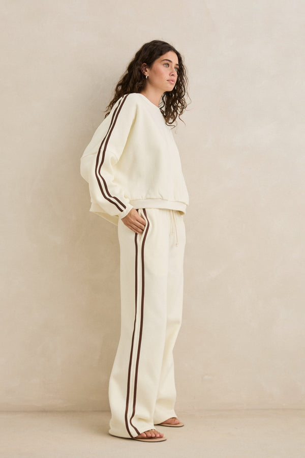 Rhythm Contrast Fleece - Cream - Sun Diego Boardshop