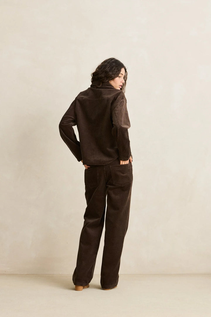 Rhythm Luca Cord Shacket - Chocolate - Sun Diego Boardshop