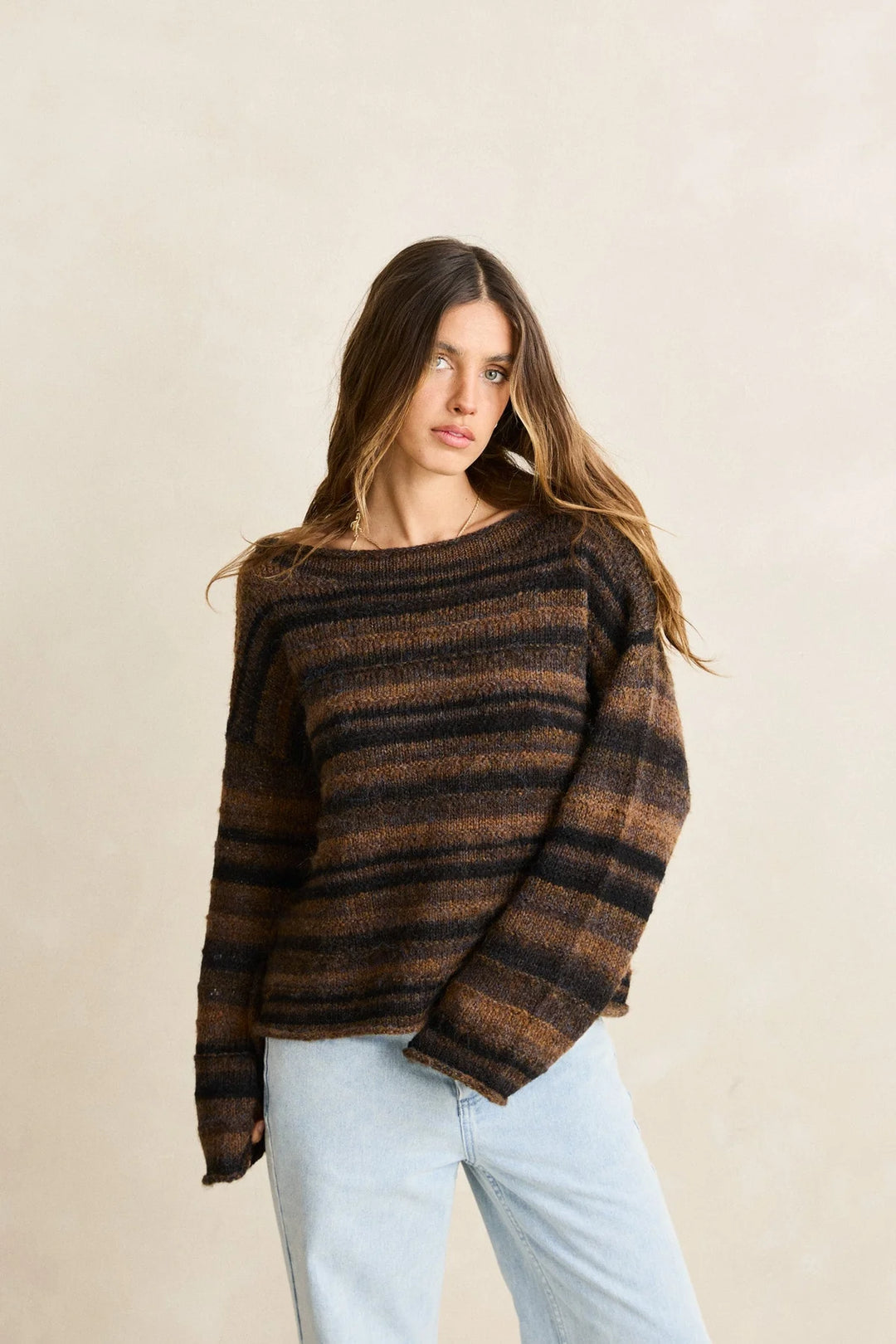 Rhythm Baklava Knit Long Sleeve - Espresso - Sun Diego Boardshop