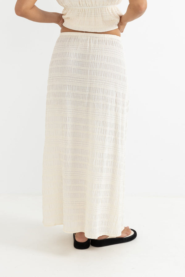 Rhythm Sandy Cove Midi Skirt - Natural - Sun Diego Boardshop
