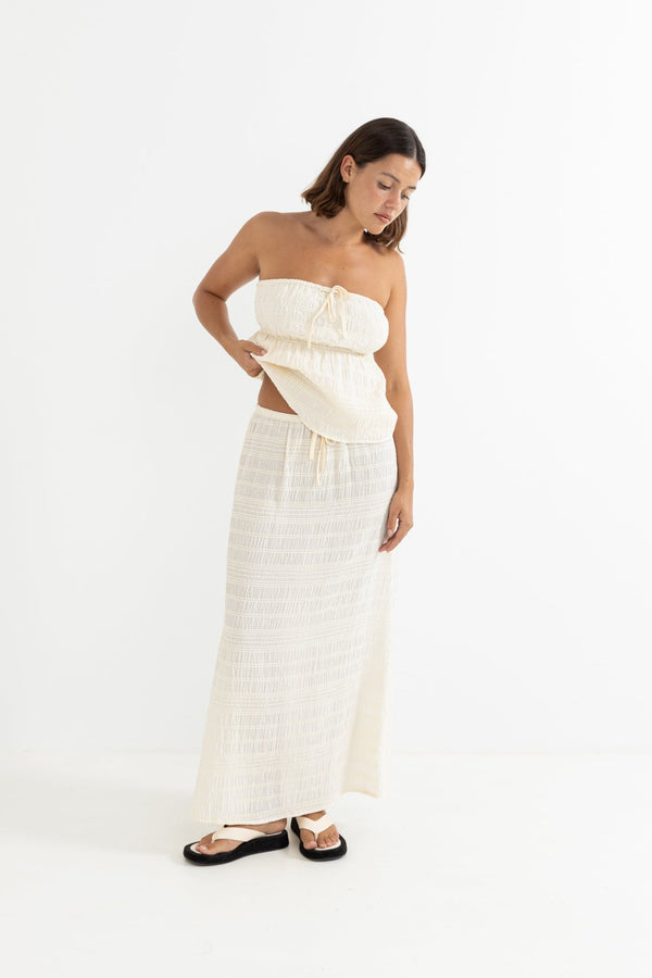 Rhythm Sandy Cove Strapless Top - Natural - Sun Diego Boardshop