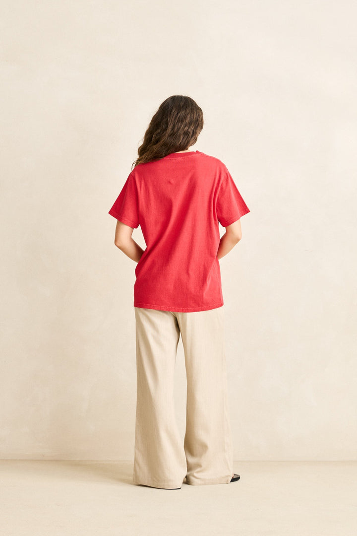 Rhythm Women's Simple Things Vintage Tee Washed Red - Washed Red - Sun Diego Boardshop