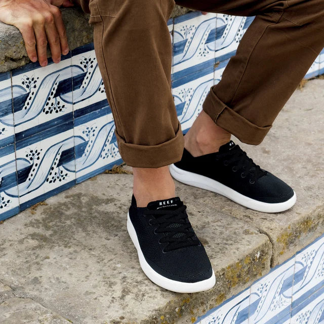 Reef Swellsole Neptune Sneakers - Black - Sun Diego Boardshop