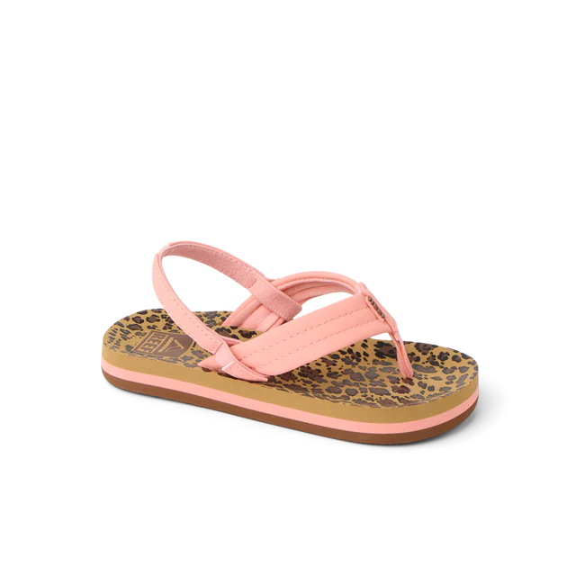 Reef Little Ahi Sandals - Leopard/Canyon Sunset - Sun Diego Boardshop