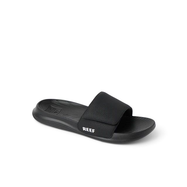 Reef Kids Salty Slide Sandals - Black/White - Sun Diego Boardshop