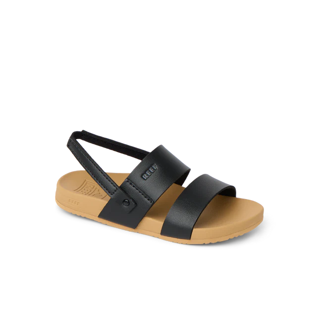 Reef Little Cushion Vista Sandals - Black/Tan - Sun Diego Boardshop