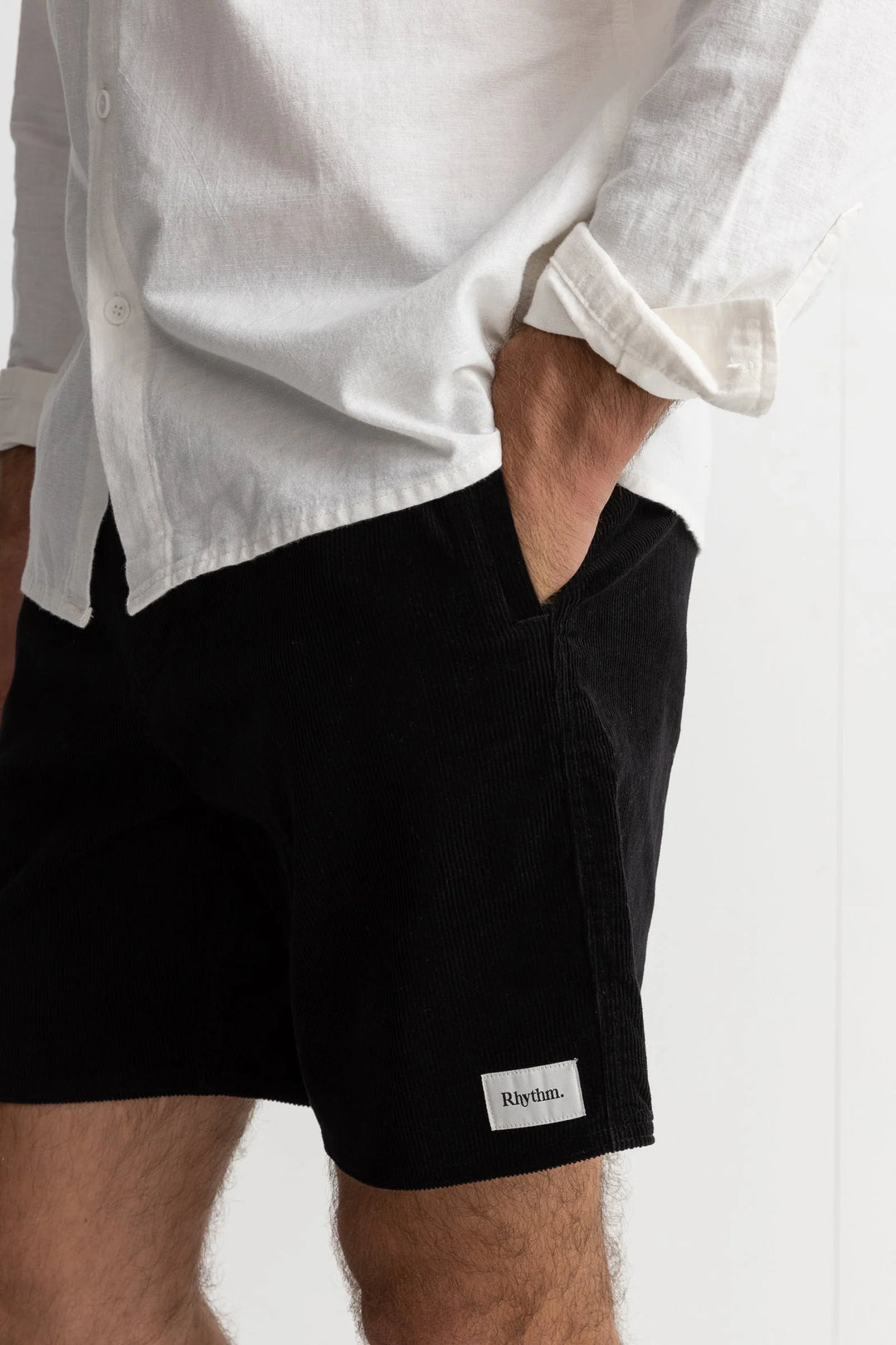 Rhythm Men's Classic Cord Jam - Black