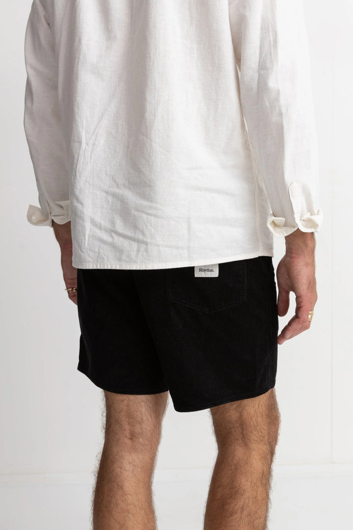 Rhythm Men's Classic Cord Jam - Black