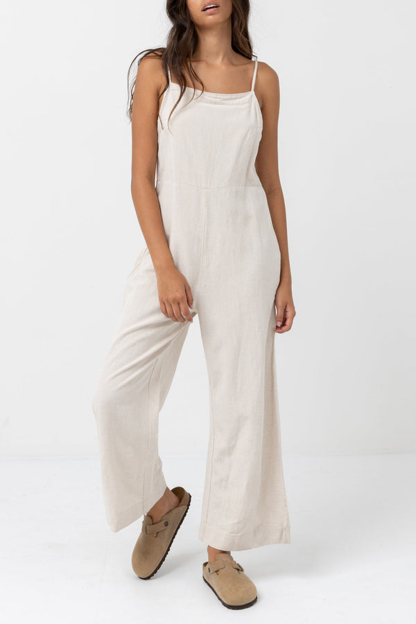 Rhythm Classic Jumpsuit - Oat - Sun Diego Boardshop