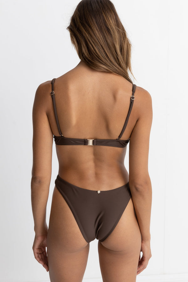 Rhythm Classic Underwire Top - Chocolate - Sun Diego Boardshop