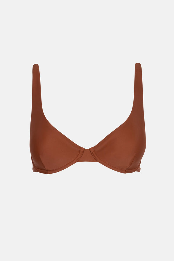 Rhythm Classic Underwire Top - Rust - Sun Diego Boardshop