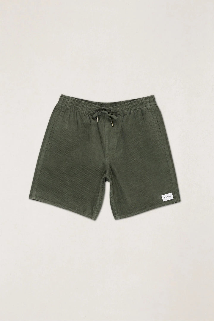 Rhythm Men's Classic Cord Jam - Olive