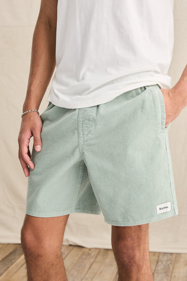 Rhythm Classic Cord Jam - Seafoam - Sun Diego Boardshop