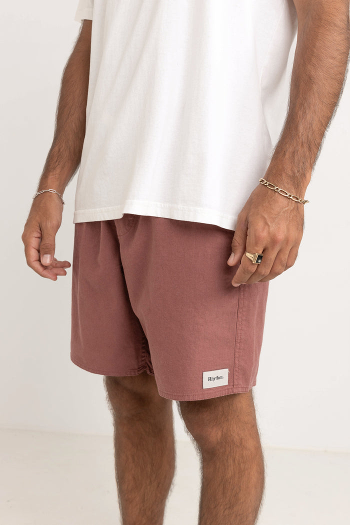 Rhythm Classic Linen Jam Short - MERLOT - Sun Diego Boardshop