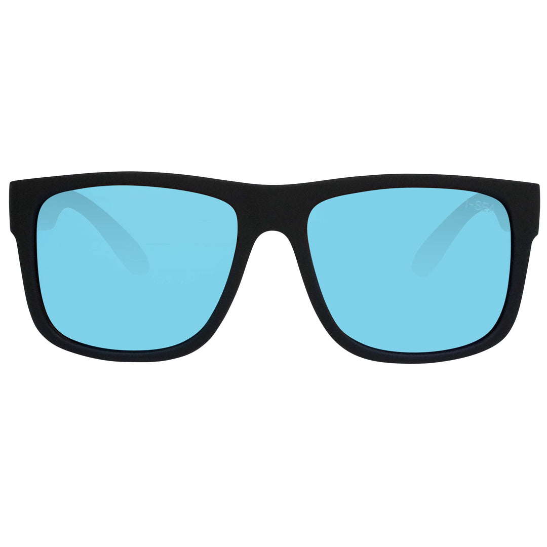 I-Sea Cloudbreak Sunglasses - Black/Blue Mirror Polar - Sun Diego Boardshop