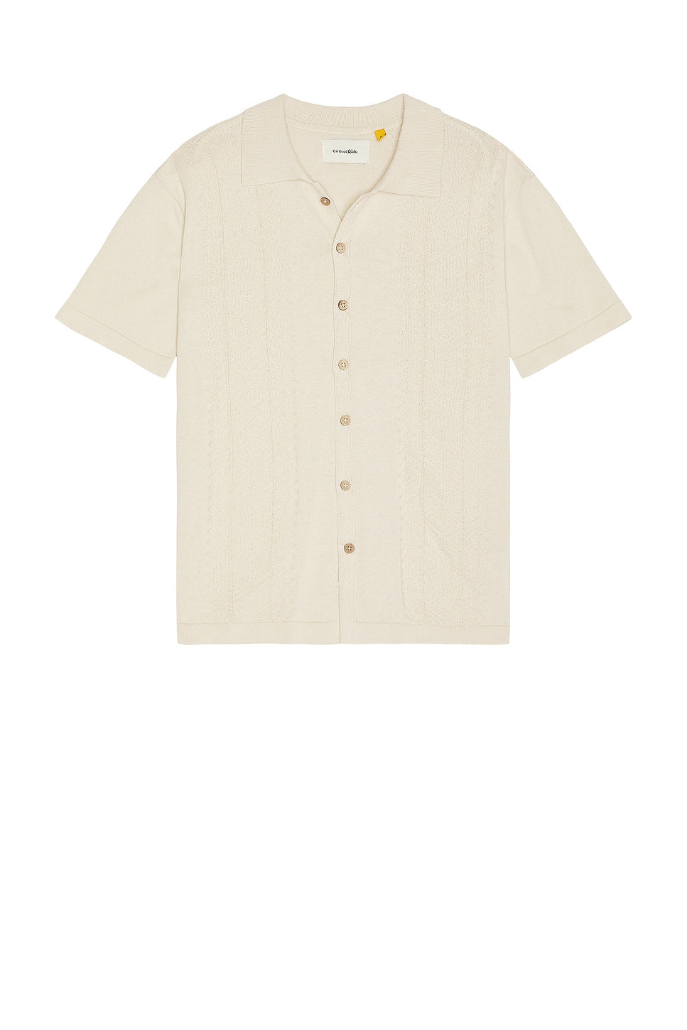 Critical Slide Trader Knit Shirt - Ecru - Sun Diego Boardshop