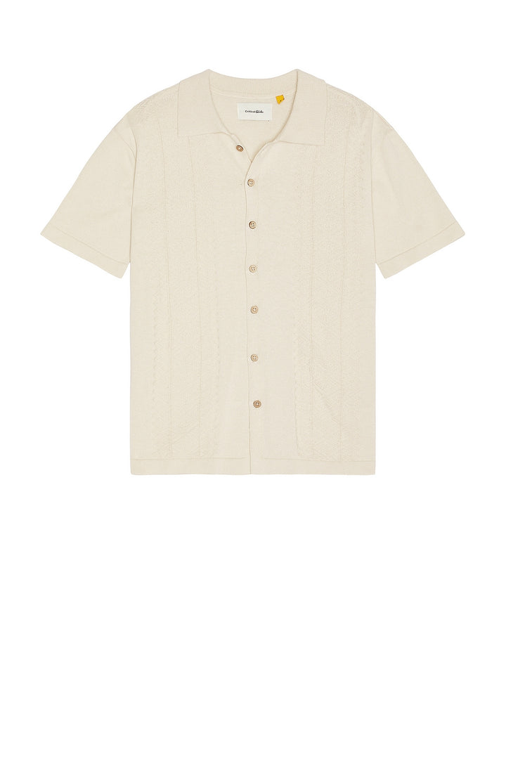 Critical Slide Trader Knit Shirt - Ecru - Sun Diego Boardshop