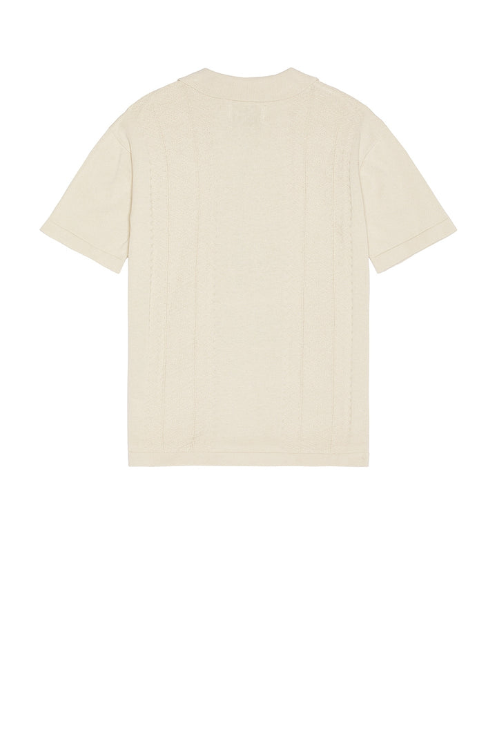 Critical Slide Trader Knit Shirt - Ecru - Sun Diego Boardshop